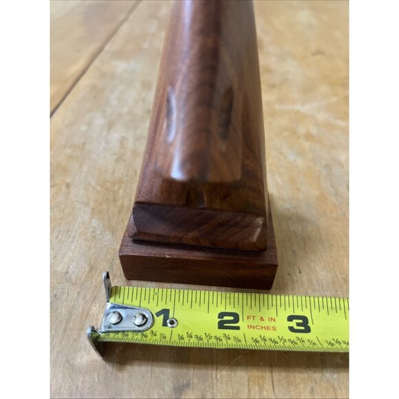 Carved Mod Wood Nose Vtg Eye Glasses Sunglasses 5.75" Display Shop Dresser Stand - Picture 5 of 5